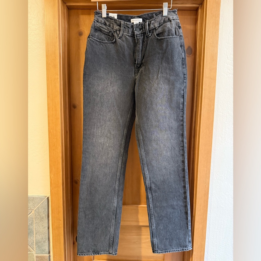 Good American wide leg Gray/Black jeans Jeans